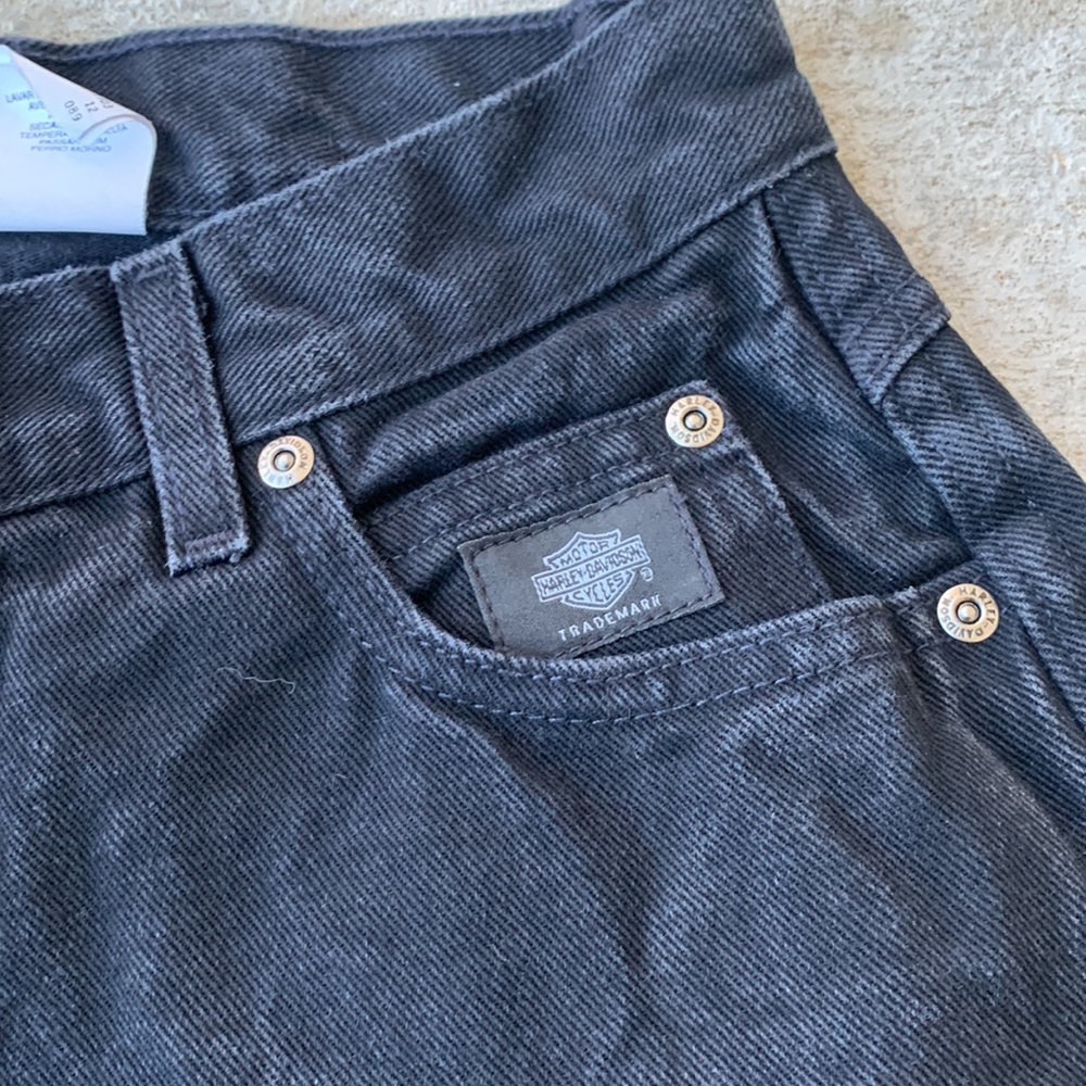 Harley Davidson Vintage Black Jeans - Picture 10 of 15